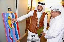 المعرض الفني مع نادي الإبداع و مقهى بردايم