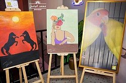 فعالية الفن التشكيلي بلاونج دبل كاش